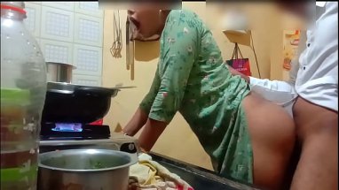 Daughters fucked by horny Dads while cooking